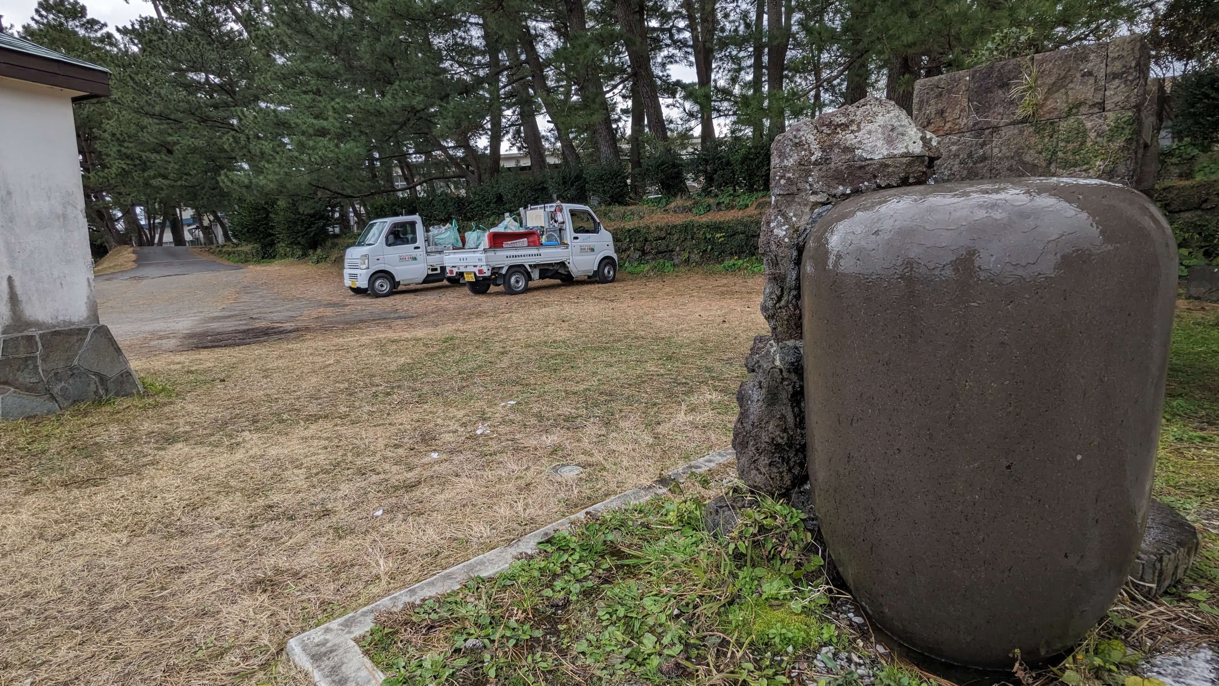 今和泉島津家手水鉢