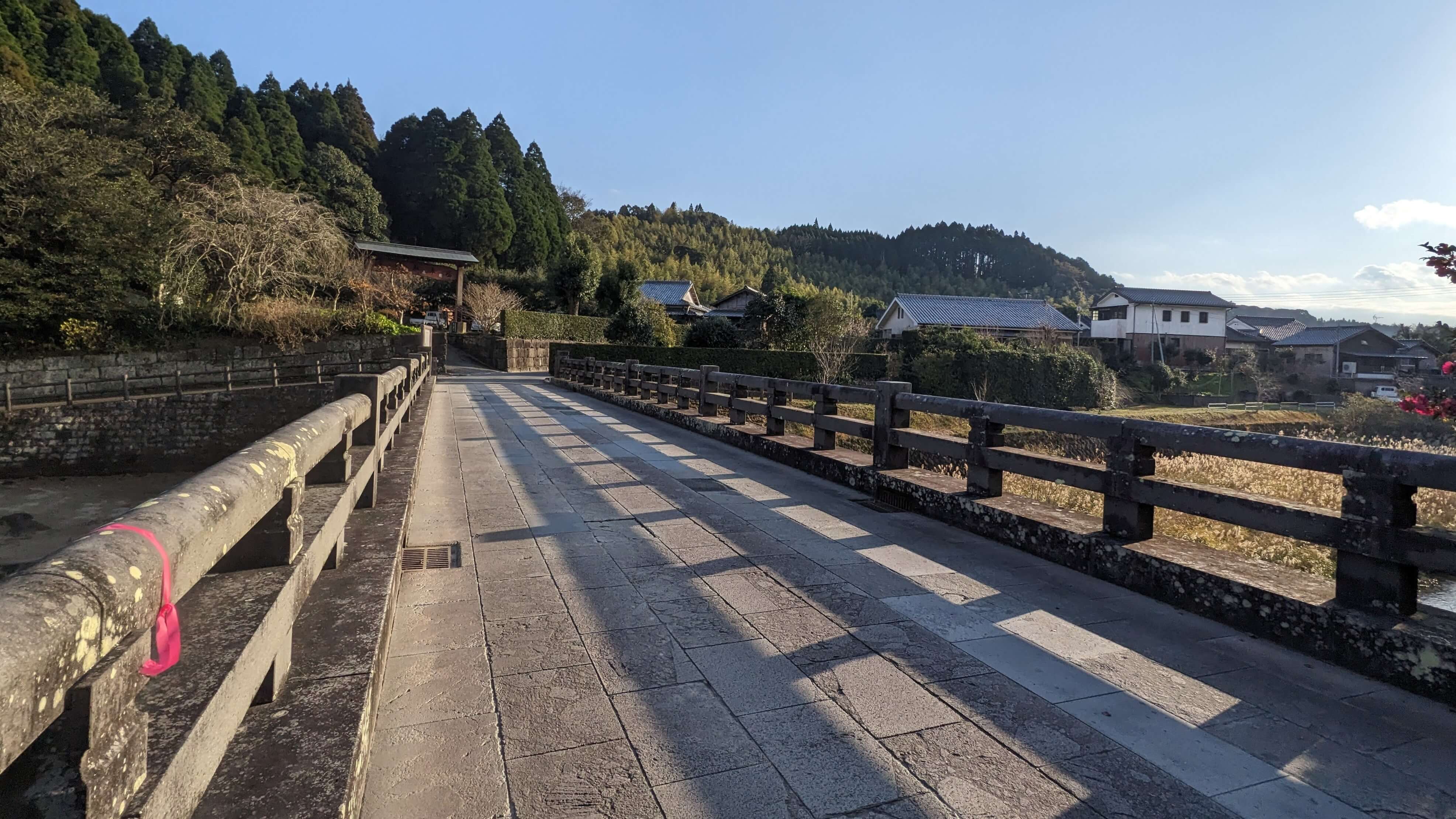 借景としての母ヶ岳と「薩摩の小京都」