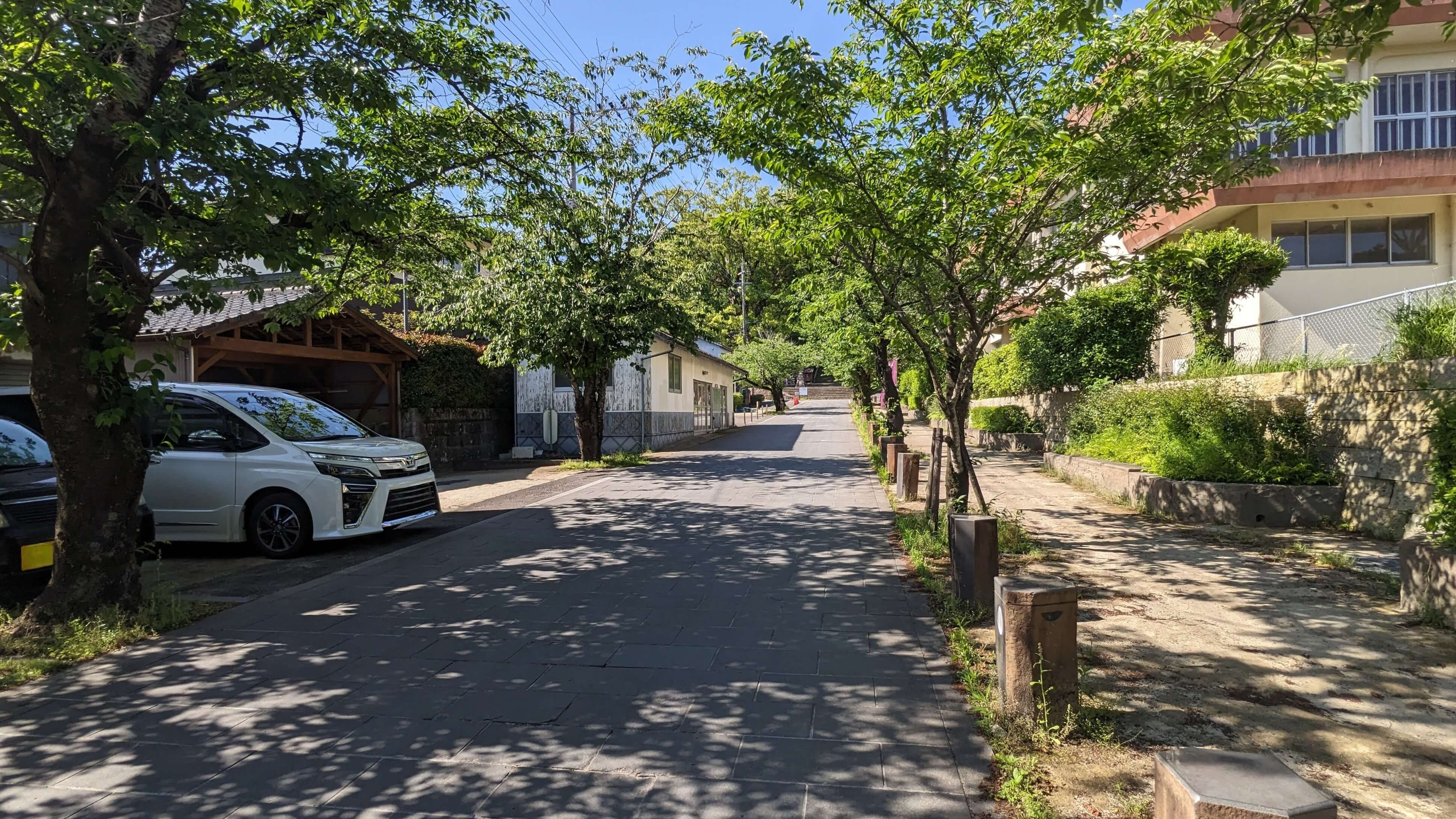 蒲生八幡神社までの道 1